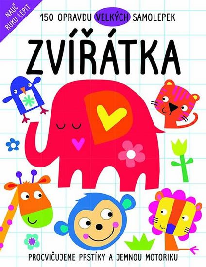 neuveden: Zvířátka - 150 opravdu velkých samolepek