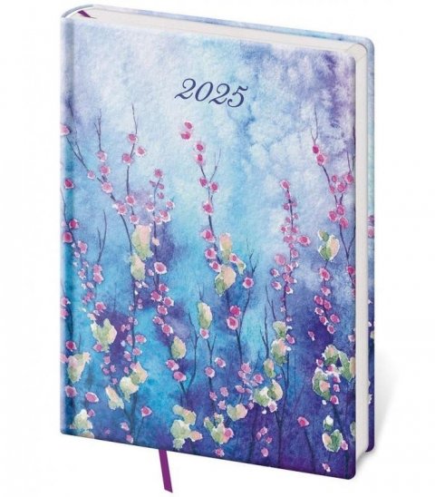 neuveden: Diář 2025 Vario Lyra denní A5 Violet