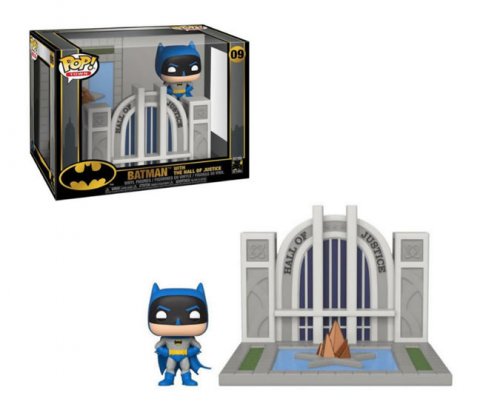 neuveden: Funko POP DC Towns: Batman 80th - Hall of Justice w/Batman neuveden: Funko POP DC Towns: Batman 80th - Hall of Justice w/Batman