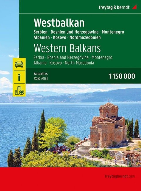 neuveden: Západní Balkán 1:150 000 / autoatlas