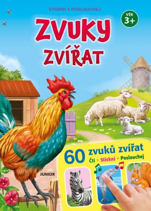neuveden: Zvuky zvířat + 60 zvuků zvířat - Stiskni a poslouchej neuveden: Zvuky zvířat + 60 zvuků zvířat - Stiskni a poslouchej