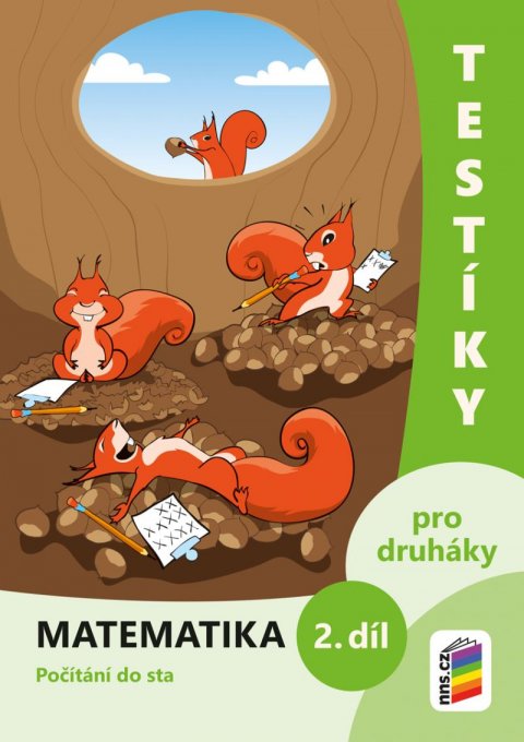 neuveden: Testíky pro druháky – matematika, 2. díl (barevný pracovní sešit)