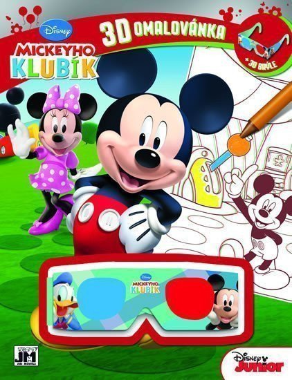 neuveden: Mickeyho klubík Omalovánky 3D