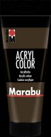 neuveden: Marabu Acryl Color akrylová barva - tmavě hnědá 100 ml