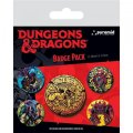 neuveden: Dungeons and Dragons - set odznaků