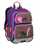 neuveden: Bagmaster Školní batoh pro prvňáčky GALAXY 9 B BLUE/BROWN/PINK