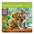 neuveden: Kalendář nástěnný 2022 - Animal Friends