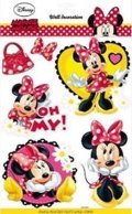Disney Walt: Minnie - 3D samolepky na zeď