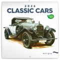 neuveden: Kalendář 2026 poznámkový: Classic Cars - Václav Zapadlík 30 x 30 cm