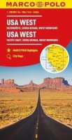 neuveden: USA západ 1:2 000 000 / kontinentální mapa MARCO POLO (ZoomSystem)