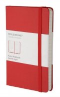 neuveden: Zápisník Moleskine - tvrdé desky, S, linkovaný - červený