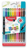 neuveden: Maped - Liner Graph Peps Deco 0,4 mm - mix barev 10 ks