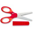 neuveden: Školní nůžky Faber-Castell, 13 cm, blistr - červené