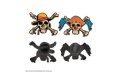 neuveden: One Piece Set odznaků 2 ks - Luffy & Buggy