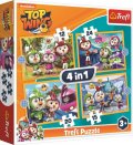 neuveden: Trefl Puzzle Top Wing - Akademie 4v1 (12,15,20,24 dílků)