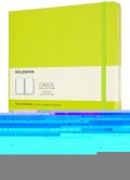 neuveden: Zápisník Moleskine - tvrdé desky, XL, čistý - limetka