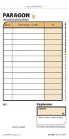 neuveden: Paragon obchodní, 7,5 × 15 cm, 2 × 50 listů, číslovaný, NCR