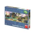 neuveden: Puzzle Dinosauři u jezera 150 dílků panoramic