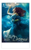 neuveden: Kalendář nástěnný 2023 - Aqua Dreams, Exclusive Edition