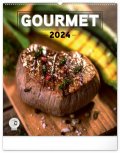 neuveden: Kalendář 2024 nástěnný: Gourmet, 48 × 56 cm