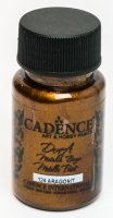 neuveden: Metalická akrylová barva Cadence Dora Metalic - hnědozlatá / 50 ml