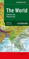 neuveden: Mapa světa 1:20.000.000 / politická, fyzická (mezinárodní verze)