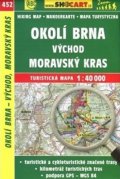 neuveden: SC 452 Okolí Brna východ, Moravský kras 1:40 000