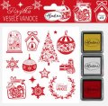 neuveden: Razítka Stampo Noël - Veselé Vánoce CZ