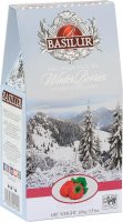 neuveden: BASILUR Winter Berries Raspberries - černý aromatizovaný čaj s kousky ovoce