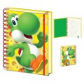 neuveden: Blok A5 kroužkový Super Mario - Yoshi