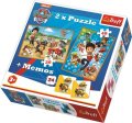 neuveden: Trefl Puzzle Tlapková patrola / 30+48 dílků + pexeso