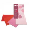 neuveden: Blok s barevnými papíry A4 Deco 170 g - růžovočervené odstíny