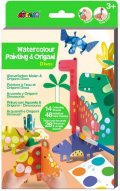 neuveden: Vybarvi si origami - dinosauři