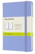 neuveden: Zápisník Moleskine - tvrdé desky, S, čistý - nebesky modrý