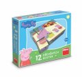 neuveden: Dřevěné licenční kostky Peppa Pig – 12 kostek