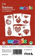 neuveden: MAGIC papír šablony na malování GEOMETRI