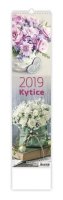 neuveden: Kalendář nástěnný 2019 - Kytice