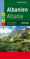 neuveden: Albánie 1:150 000 / silniční mapa + rekreační mapa