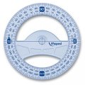 neuveden: Maped - Úhloměr Geometric 360° průměr 12 cm