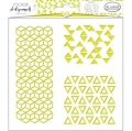 neuveden: Šablona Aladine 15x15 cm - geometrie trio