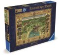 neuveden: Puzzle Harry Potter: Mapa Bradavic 1500 dílků