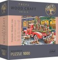 neuveden: Trefl Wood Craft Origin Puzzle Santovi malí pomocníci 1000 dílků - dřevěné