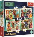 neuveden: Trefl Puzzle Scoob 4v1 (35,48,54,70 dílků)