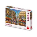 -: Puzzle Odlesky Paříže 2000 dílků