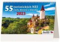 neuveden: Kalendář stolní 2023 - 55 turistických nej Čech, Moravy a Slezska