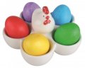 neuveden: Držák s kohoutkem z keramiky na 5 vajíček 15 x 9 cm