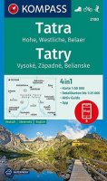 neuveden: Tatra - Hohe, Westliche, Belaer (Tatry - Vysoké, Západné, Belianske) 1:50 0