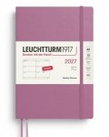-: Týdenní plánovač Dusty Rose, Medium A5 2027, Softcover, anglicky