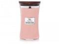 neuveden: WoodWick Pressed Blooms & Patchouli svíčka váza 609g
