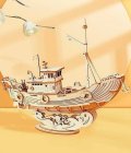 neuveden: NiXiM Dřevěné 3D puzzle/Rybářská loď